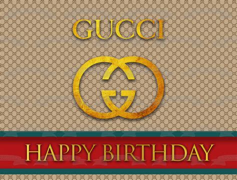 happy birthday gucci cake images|Gucci cake toppers.